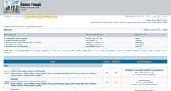 Desktop Screenshot of ceskeforum.com