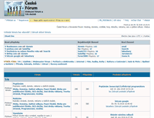 Tablet Screenshot of ceskeforum.com